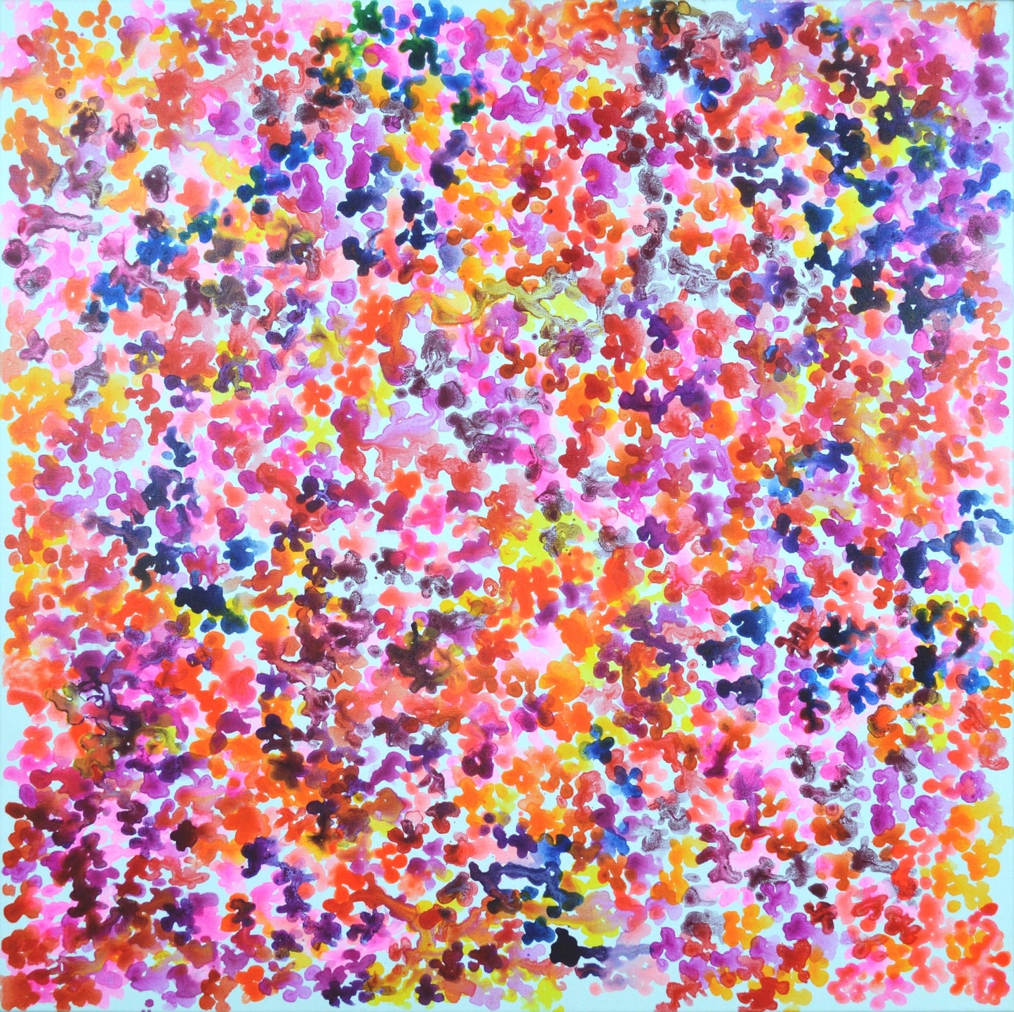 The Luminous Pulse Abstract Painting 80cm x 80cm - EAST HONEY AND HERB ENTERPRISE