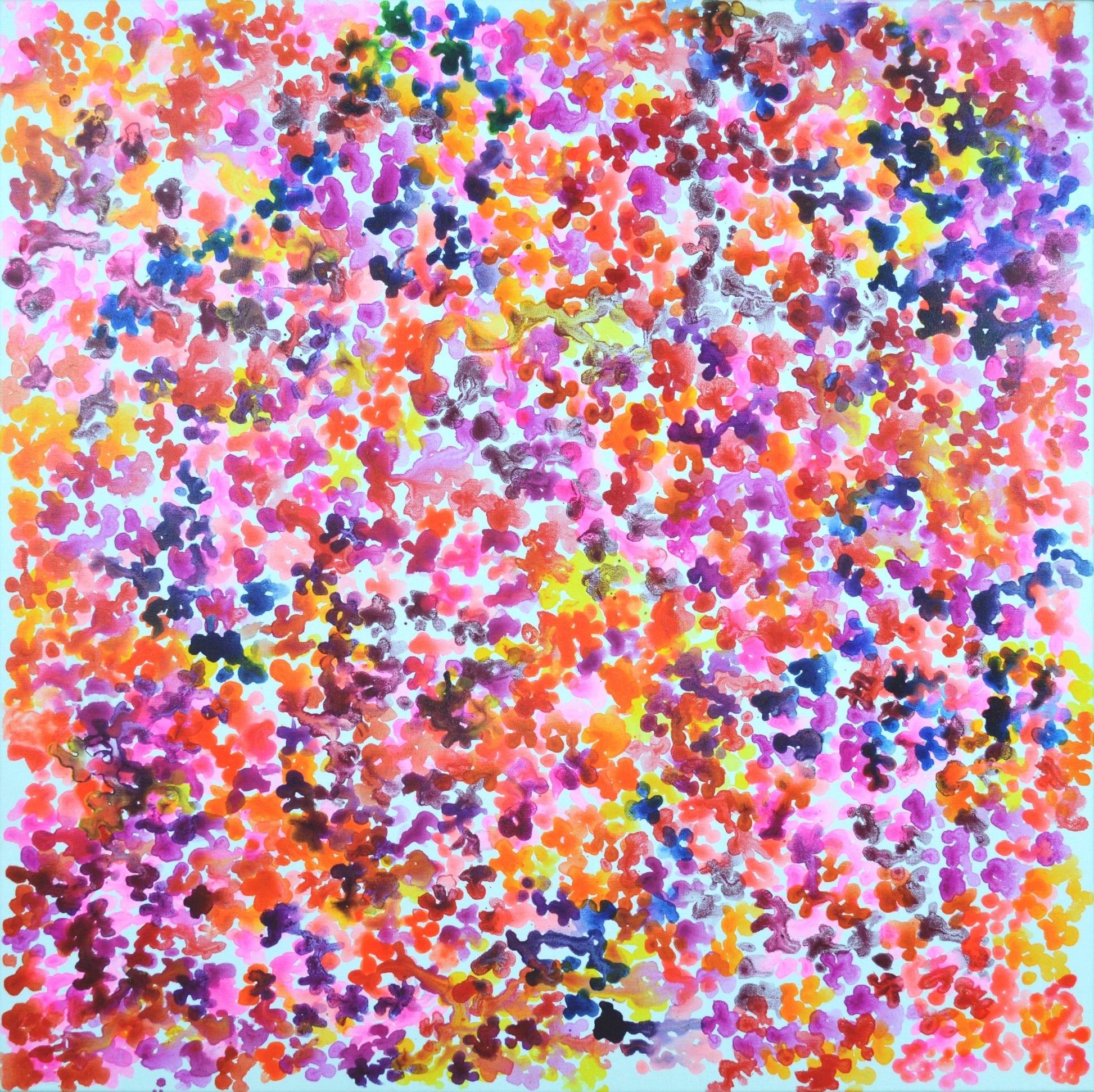 The Luminous Pulse Abstract Painting 80cm x 80cm - EAST HONEY AND HERB ENTERPRISE